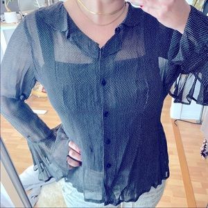 ❤️Vintage polka dot blouse